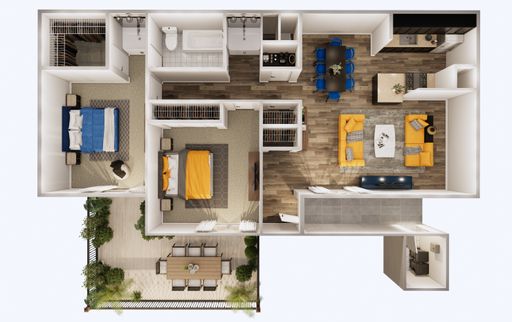 2 Bedroom Rental – 1901 Palm Village Boulevard, Bay City, TX 77414