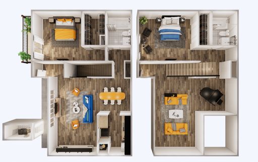 H2 - 2 Bed/2 Bath – photo 1