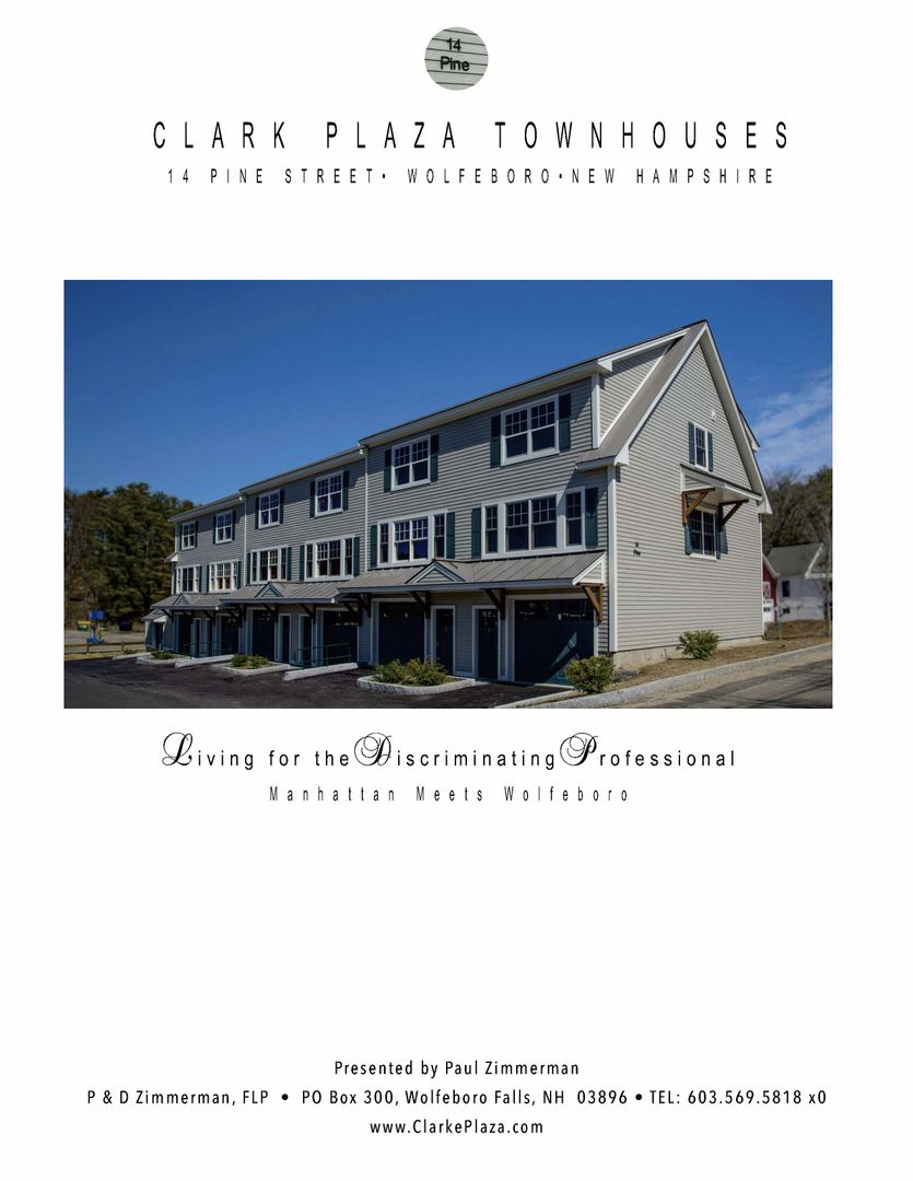 Wolfeboro Apartment: 14 Pine St.