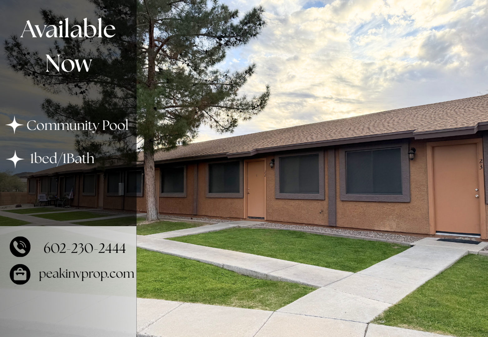 PHOENIX Apartment: 1641 E GROVERS AVE