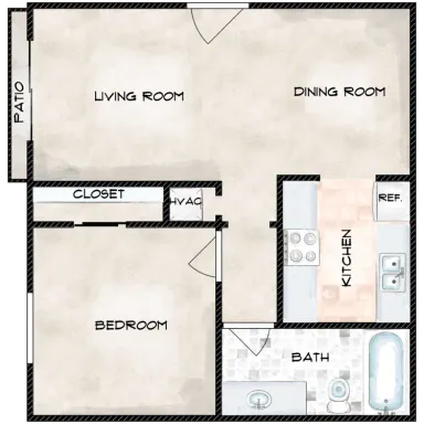 1 Bedroom Rental – 3802 NASA Road  Seabrook, TX 77586, Seabrook, TX 77586