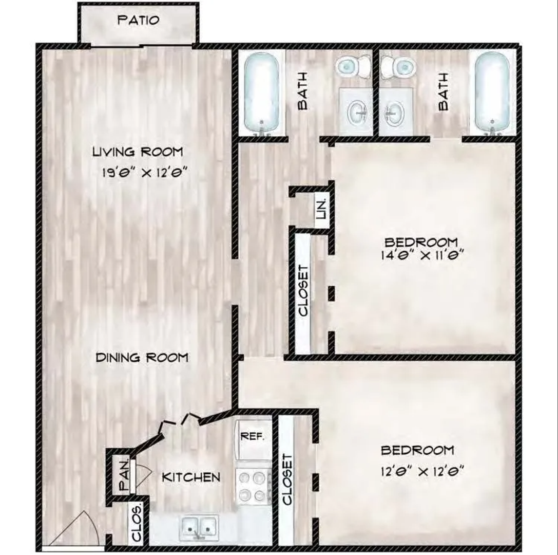 Tulsa Apartment: 5101 S. Madison