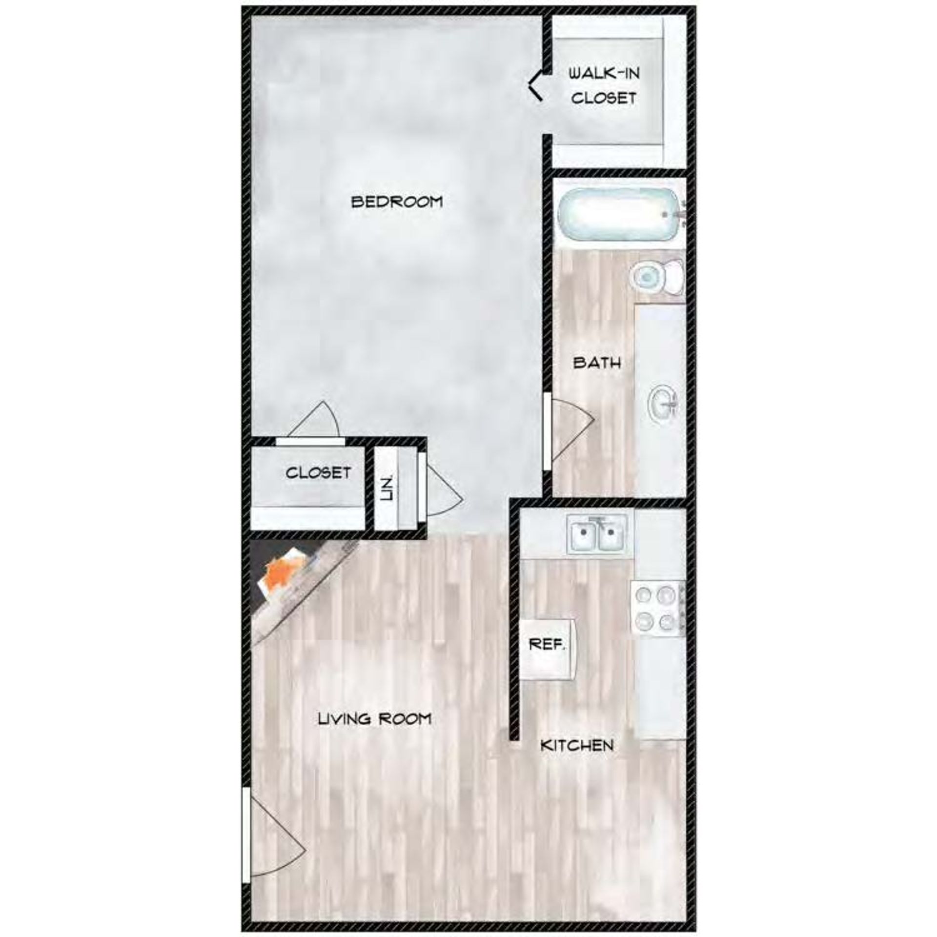 Tulsa Apartment: 1027 E. 41st St