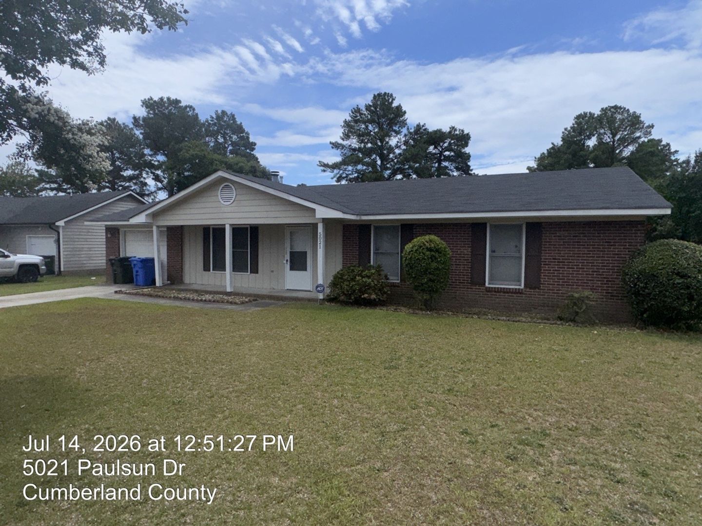 Fayetteville House: 5021 Paulsun Drive
