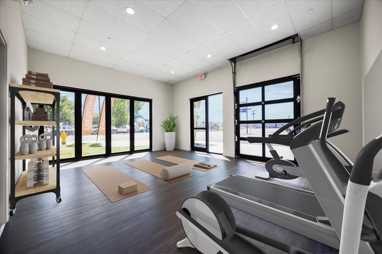 Gym at The Towns On Elm (3 of 3)