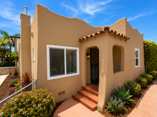 Beautifully Remodeled Spanish Cottage, A/C & In-Unit Laundry in Normal Heights! – photo 1