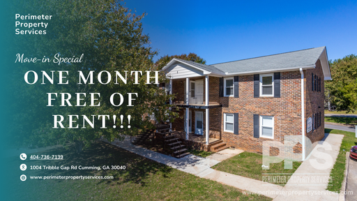 2 Bedroom Apartment – 1004 Tribble Gap Rd - 5D, Cumming, GA 30040