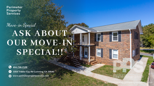 Beautiful 2 bed/1 bath unit in the heart of Cumming! Come see it today!