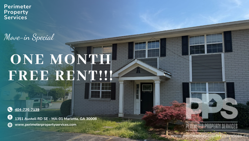 Comfortable Living in Marietta – 1351 Austell Rd SE!!! ONE MONTH FREE OF RENT!! Application fee ONLY $49!!! – photo 1