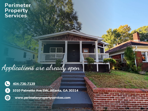 3 Bedroom House – 1010 Palmetto Ave SW, Atlanta, GA 30314