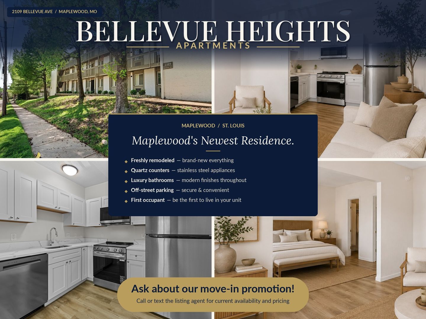 st. louis Apartment: 2111 bellevue