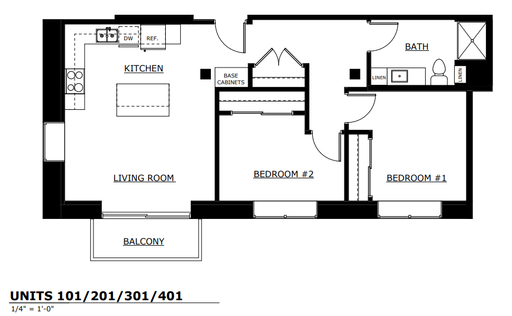 Industrial-Modern 2 Bed, 1 Bath Unit in Historic Building – photo 1