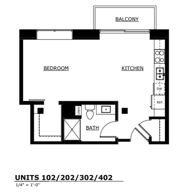 Industrial-Modern Studio in Historic Building – photo 1