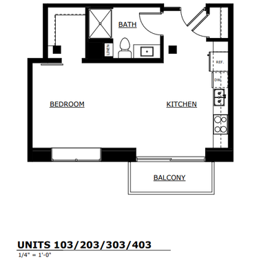 Industrial-Modern Studio in Historic Building – photo 1