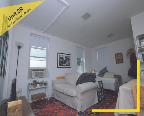 Studio Apartment – 454 East Girard Avenue - 2R, Philadelphia, PA 19125