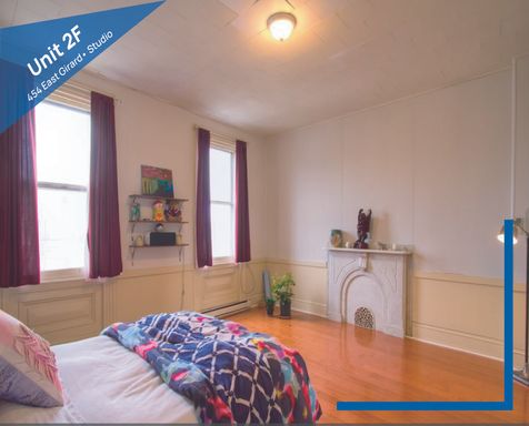 Studio Apartment – 454 East Girard Ave 2F, Philadelphia, PA 19125