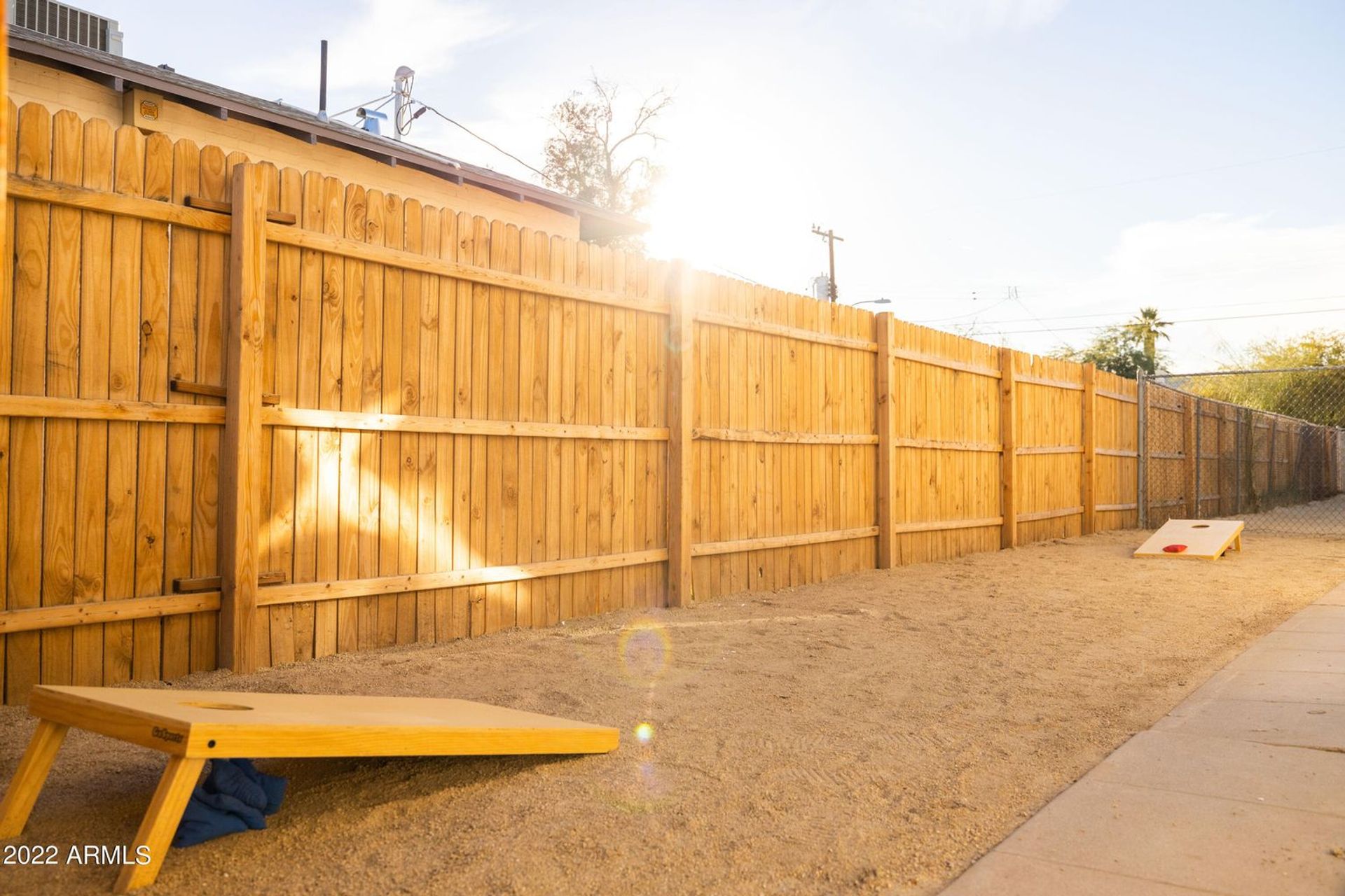 Outdoor area at the photographed home at 326 North 17th Drive.