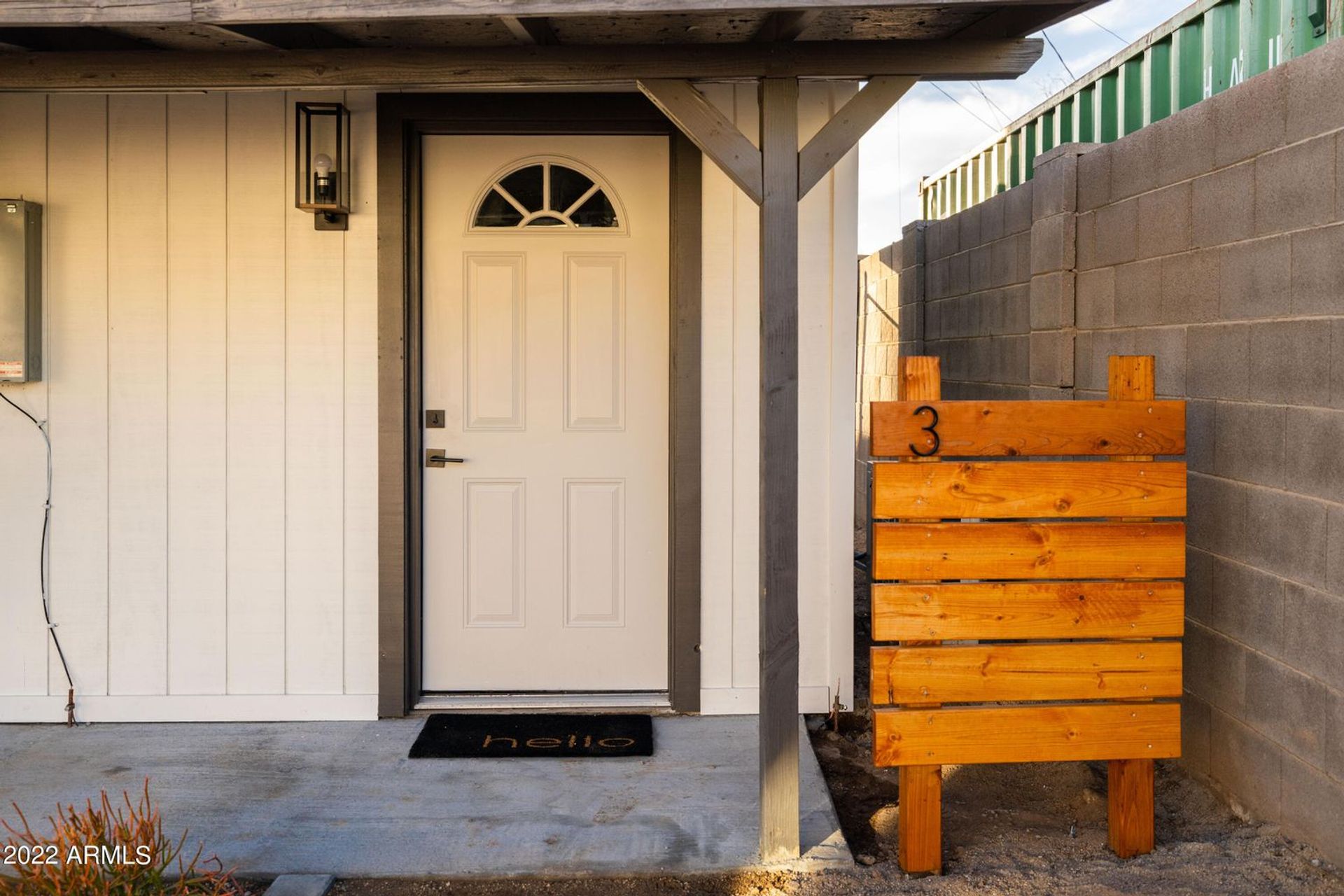 Apartment entry at 326 North 17th Drive.