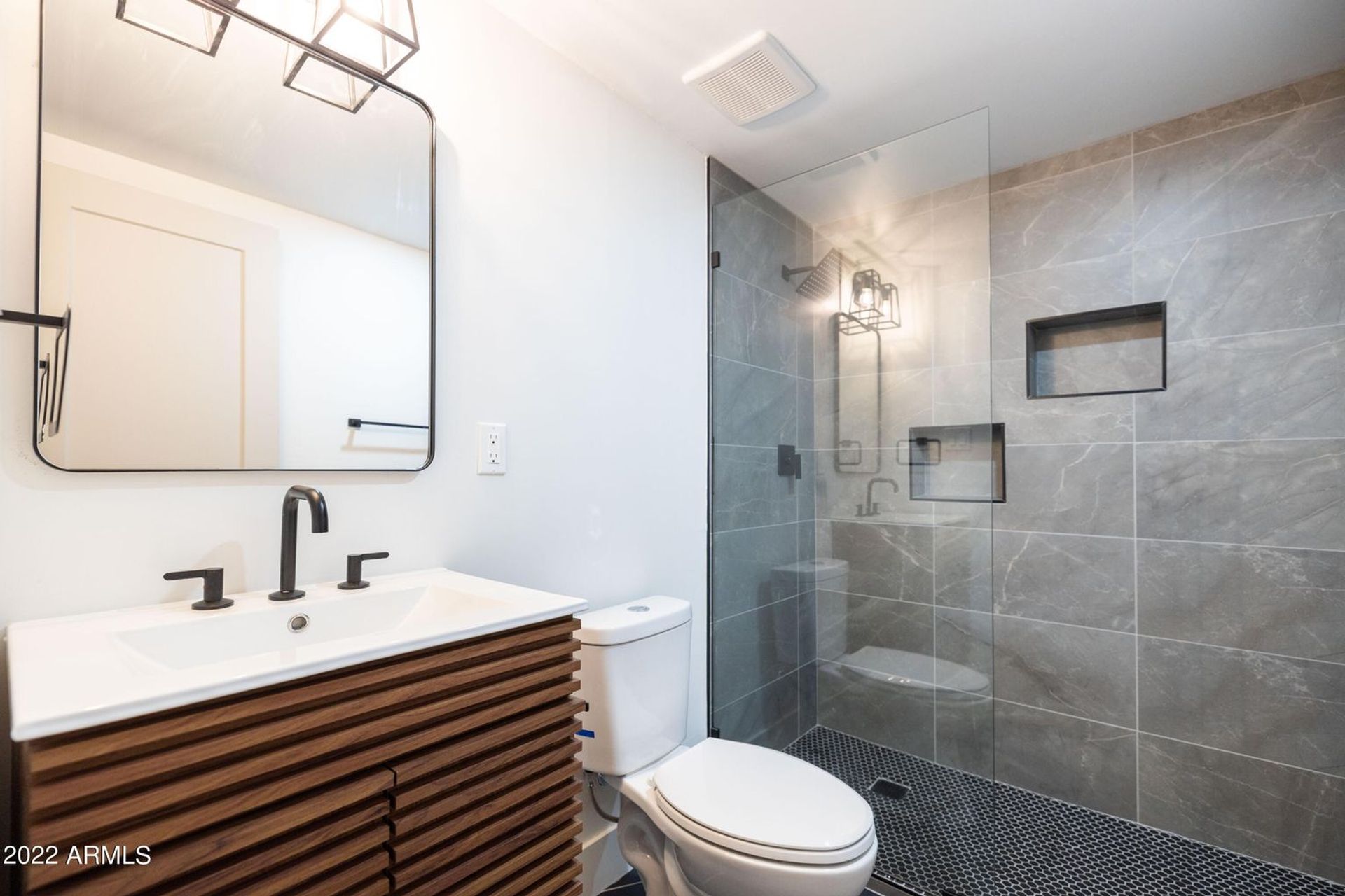 Apartment bathroom at 326 North 17th Drive.