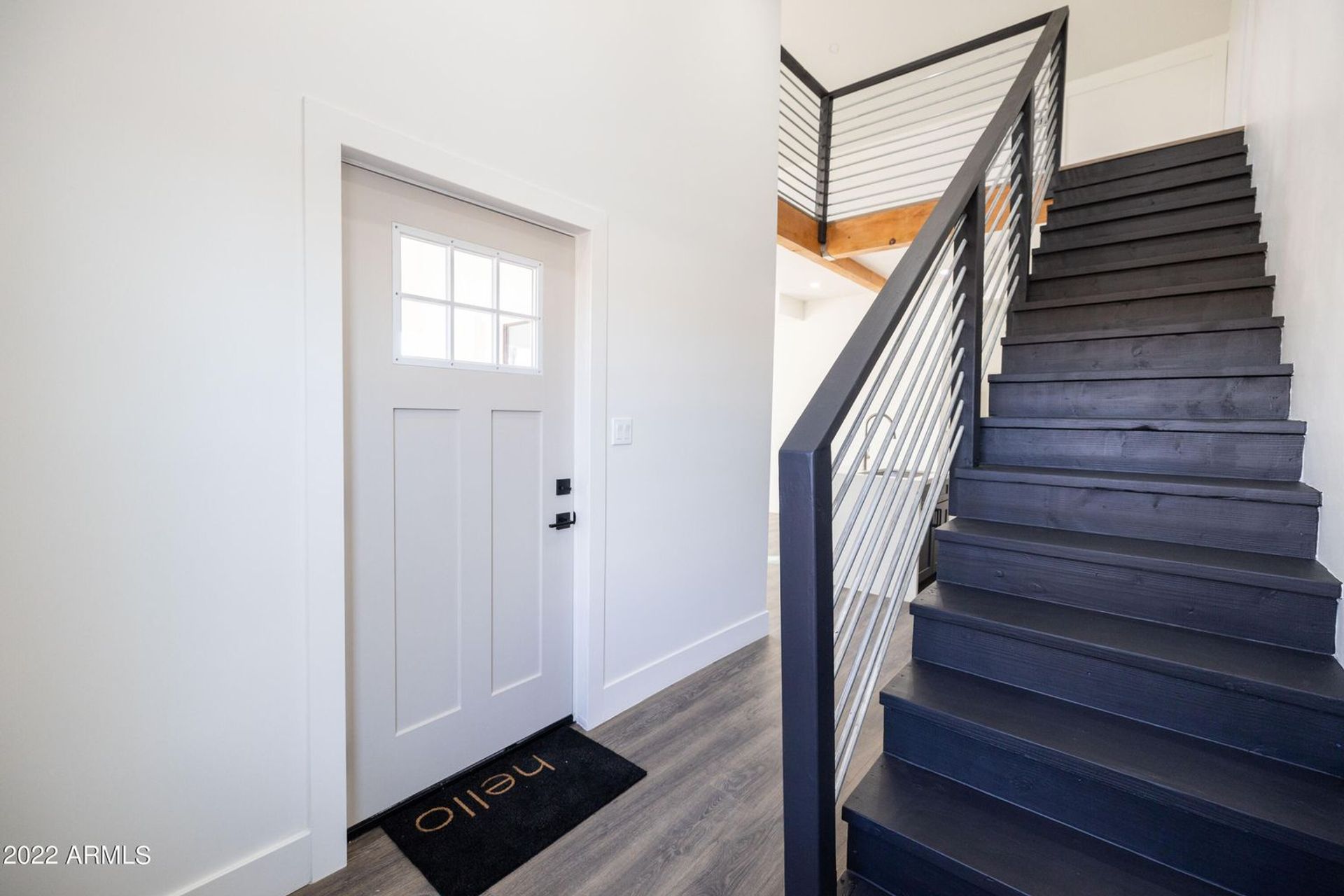 Interior stairs in the home shown at 326 North 17th Drive.