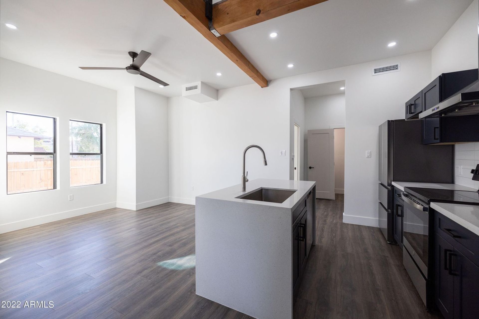 Apartment kitchen at 326 North 17th Drive.