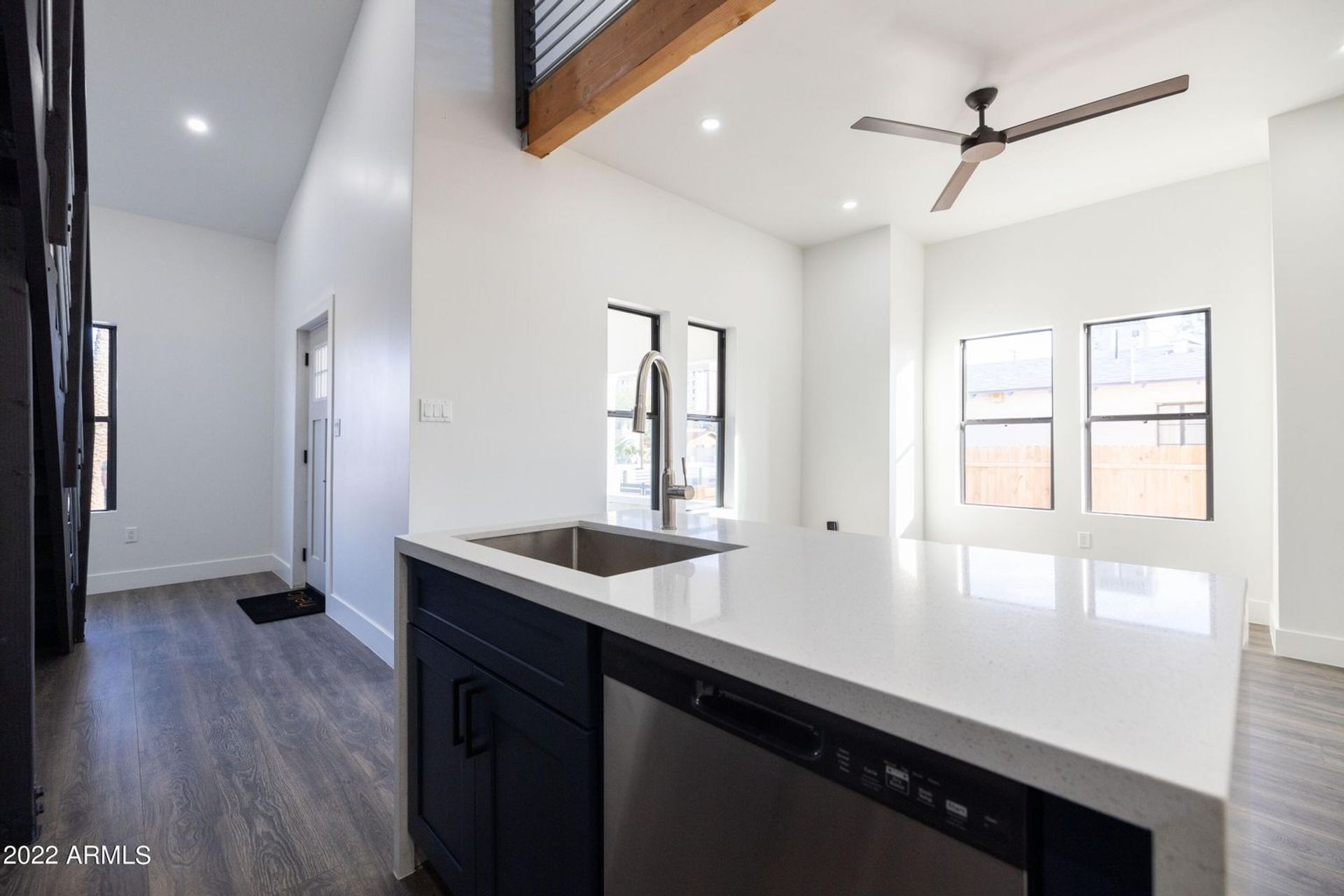 Apartment kitchen at 326 North 17th Drive.
