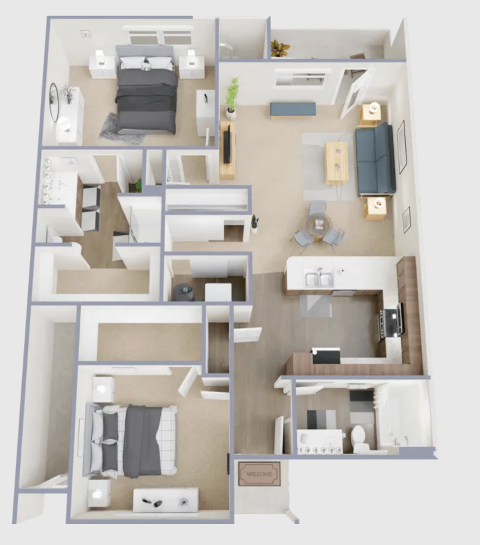 Fountain Apartment: 1019 Grinde Dr