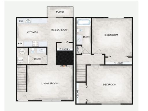 Classic Two-Story 2-Bed/1.5 Bath – photo 1