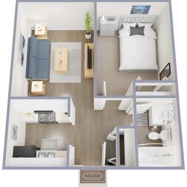 The Shores at Lakeview - Classic 1 Bed/1 Bath Unit