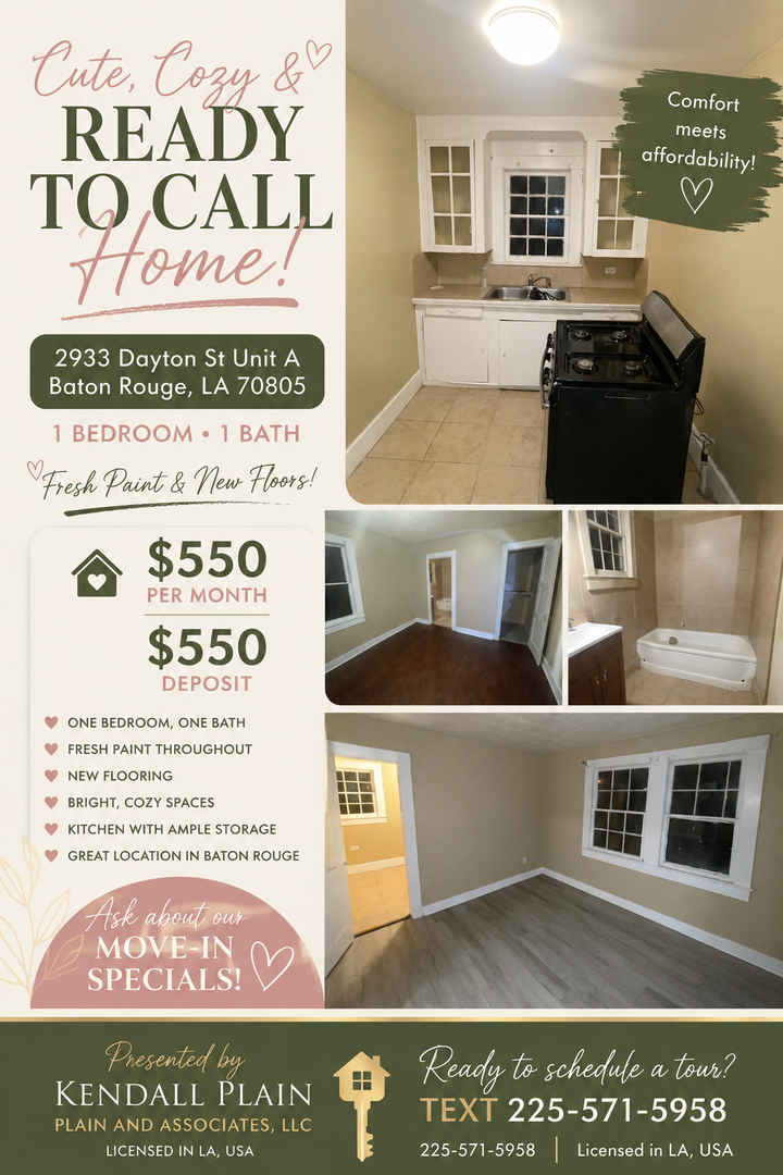 Baton Rouge House: 2933 Dayton St
