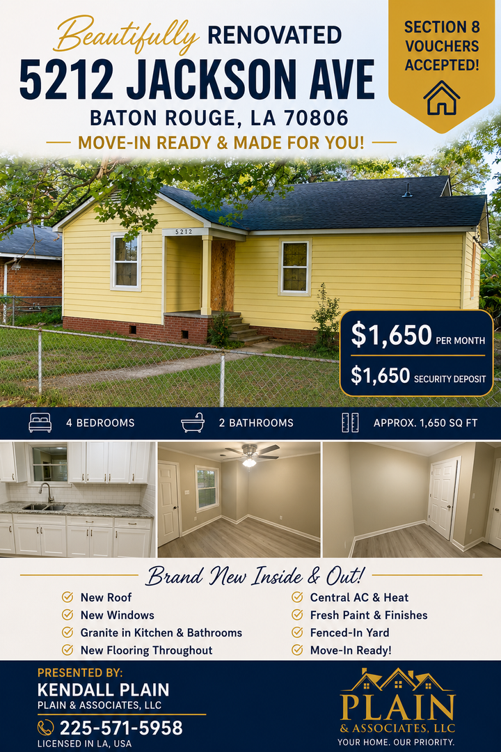 Baton Rouge House: 5212 Jackson Ave