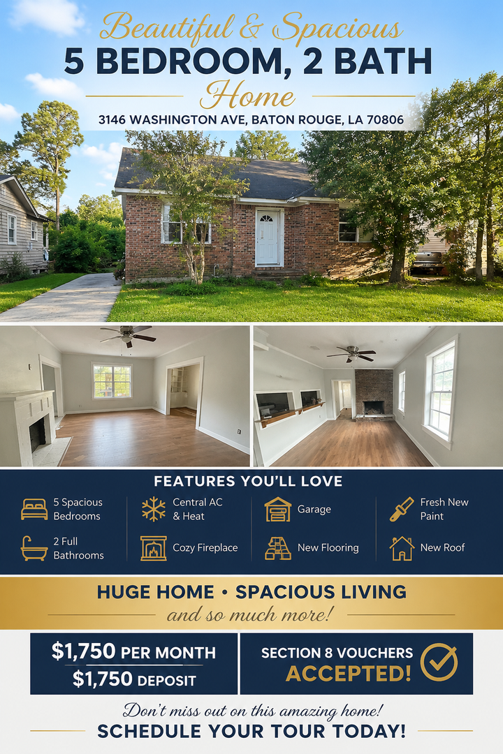 Baton Rouge House: 3146 Washington Avenue