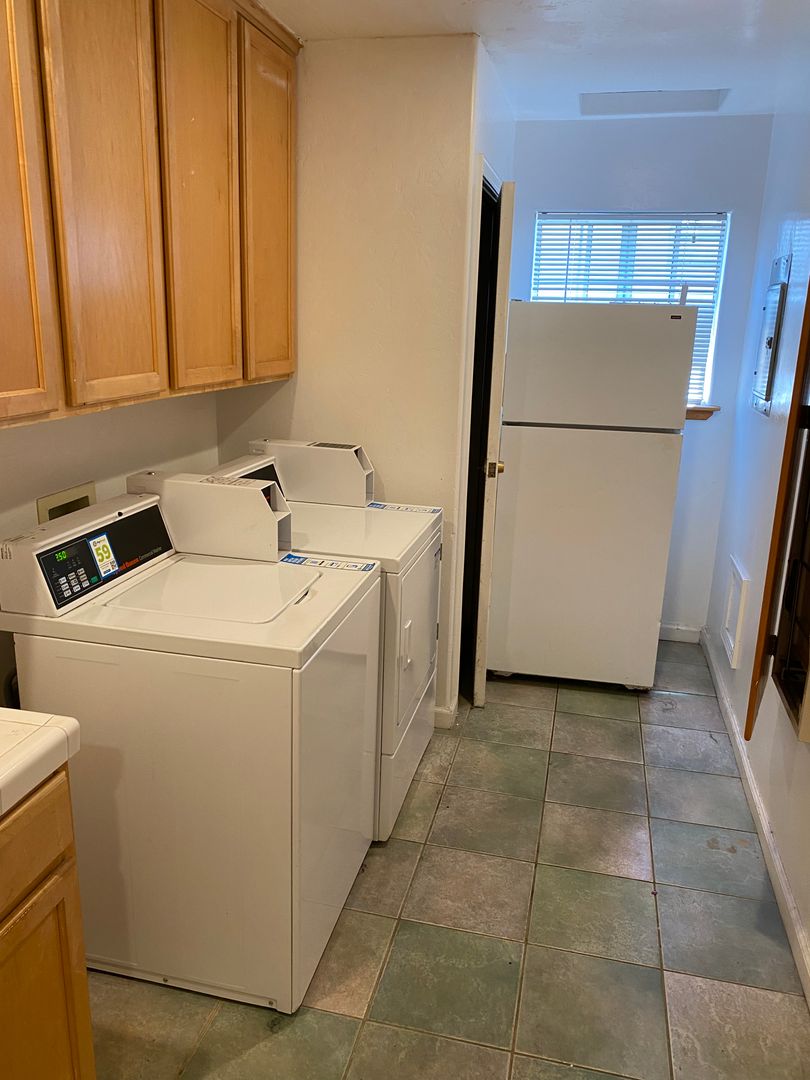 Laundry room at 6534 Del Playa
