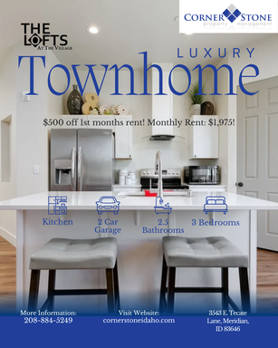 Townhome Near The Village with 2 Car Garage! $500 Off First Months Rent! – photo 1