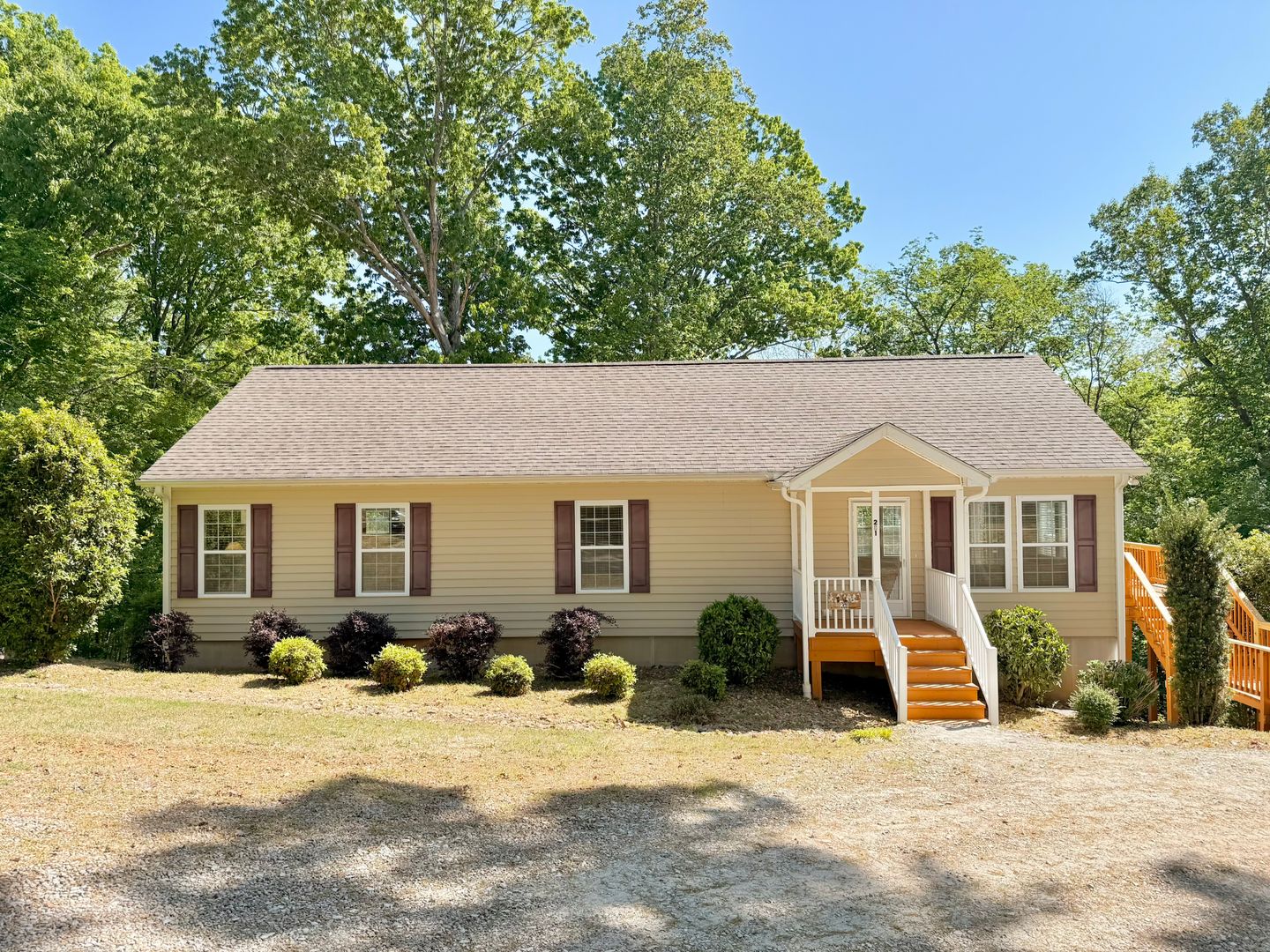 Bracey House: 201 Lost Forest Road.