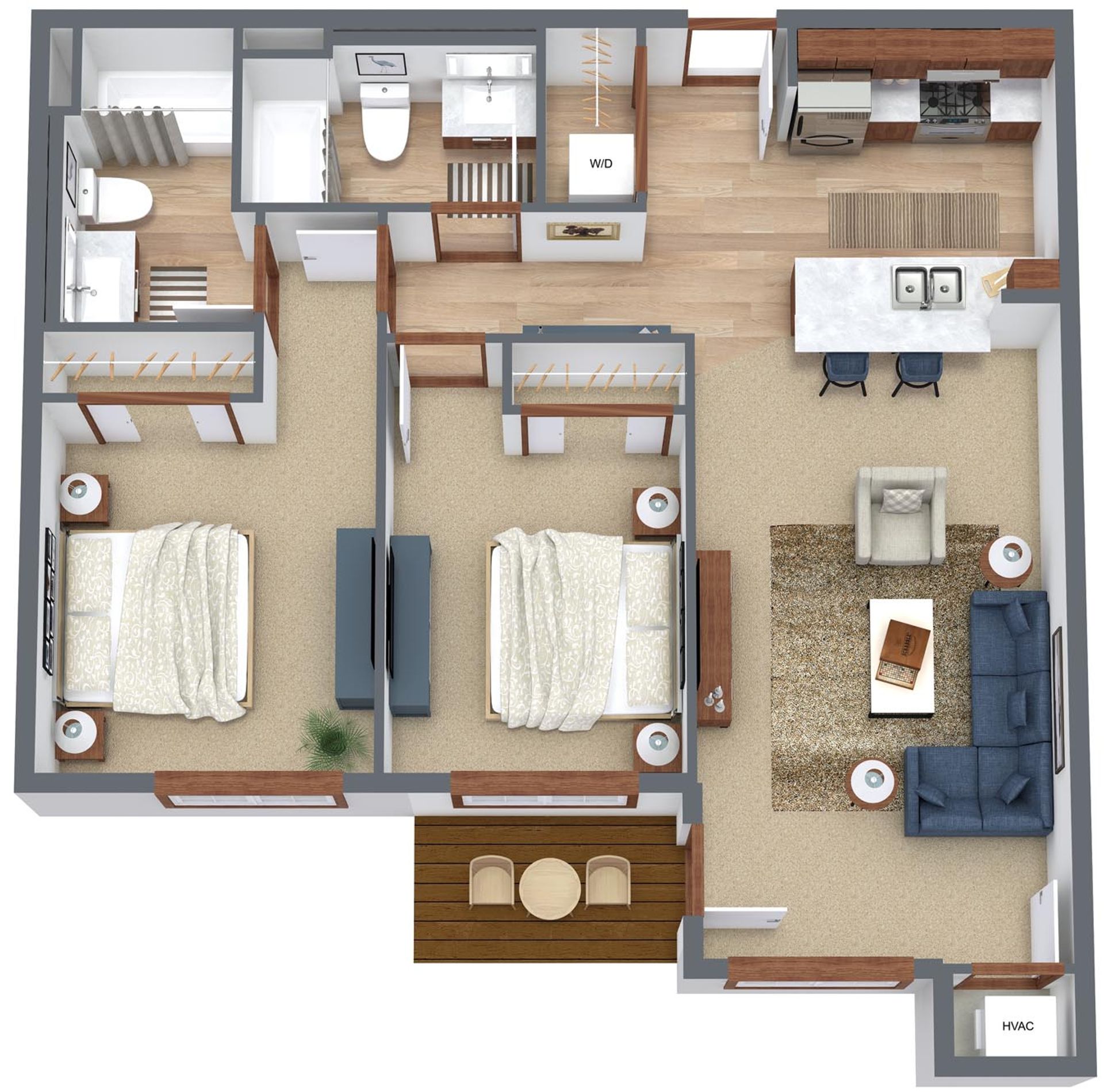 Worthington Apartment: 800 East Flower Lane