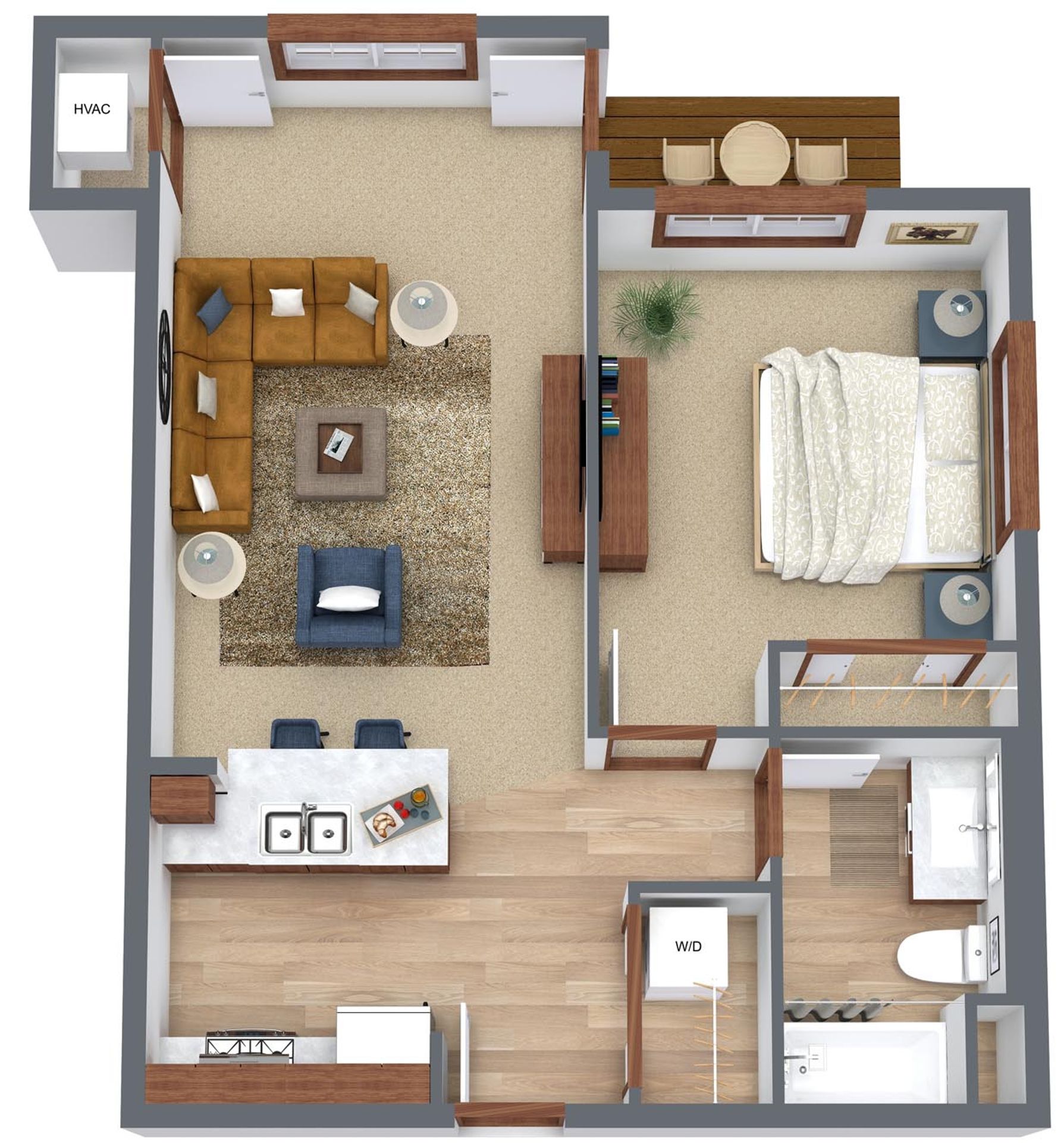 Worthington Apartment: 800 East Flower Lane