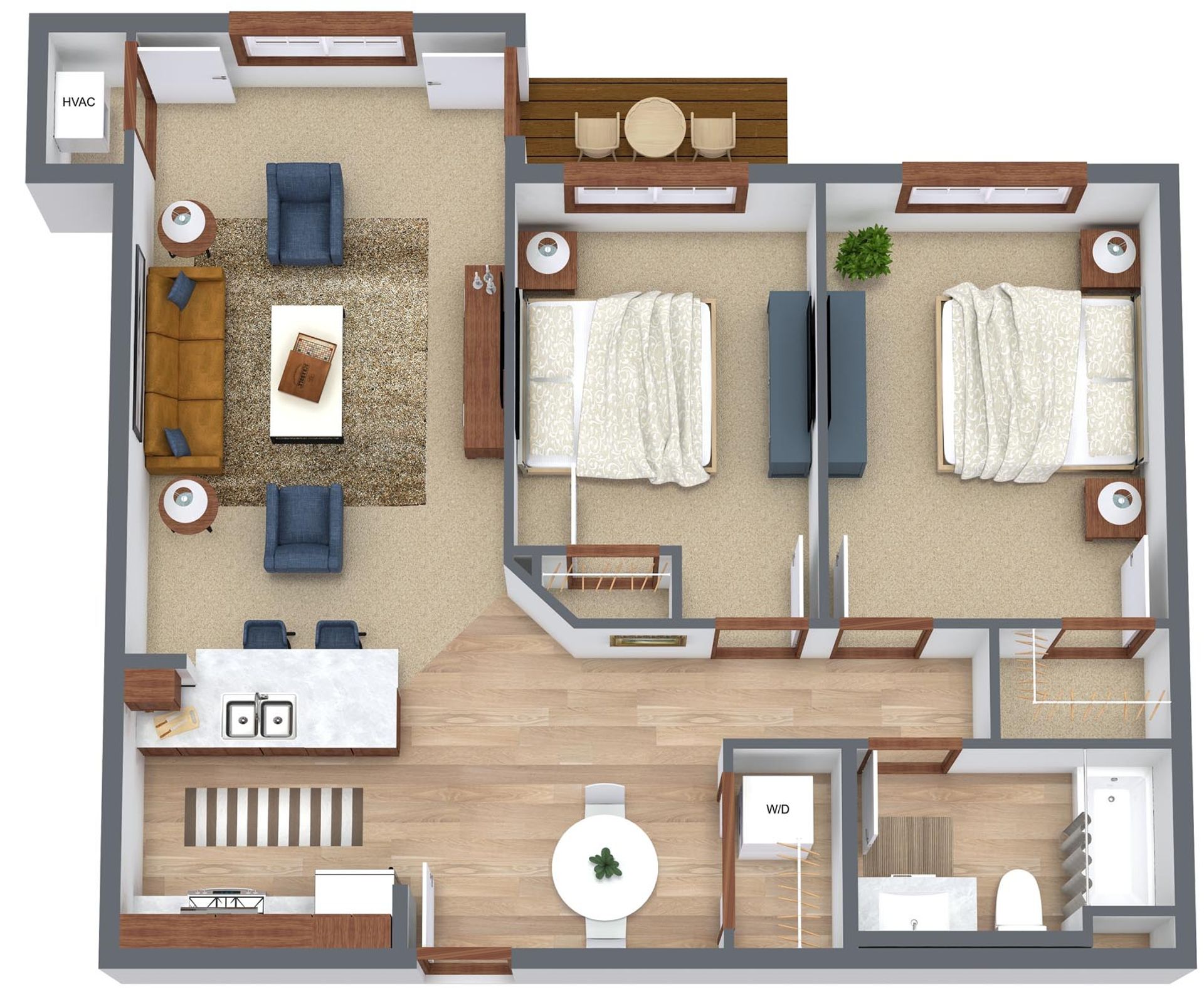 Worthington Apartment: 800 East Flower Lane