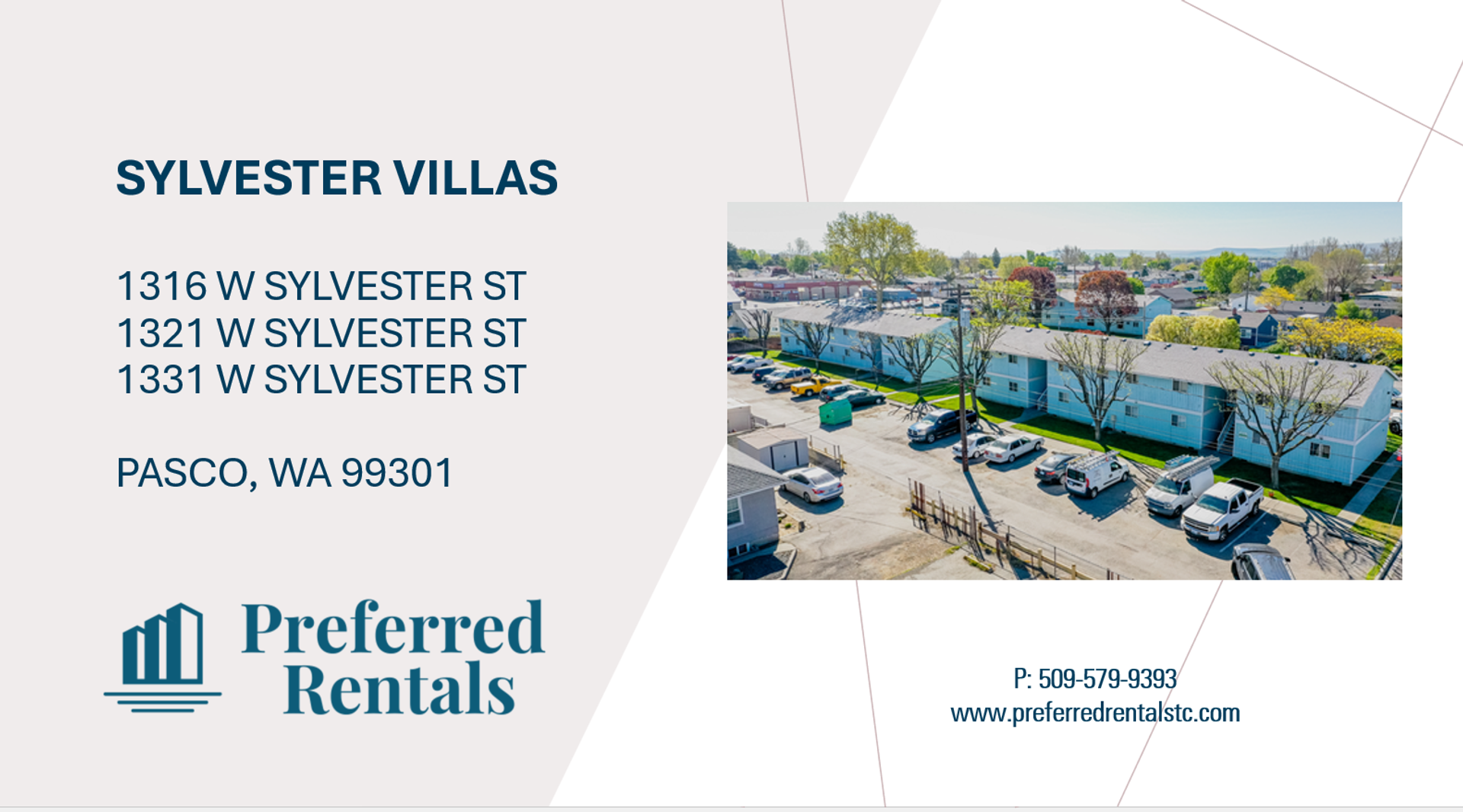 Pasco Apartment: 1316 W. Sylvester ST