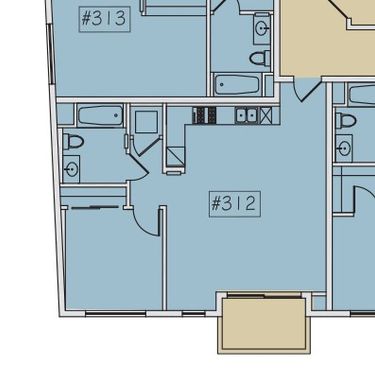 Spacious South-facing corner unit – photo 1