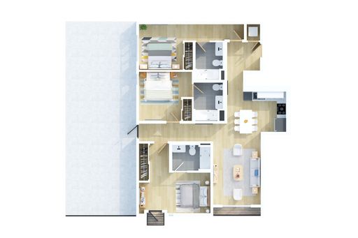 3B / 3B on the 5th floor – photo 1