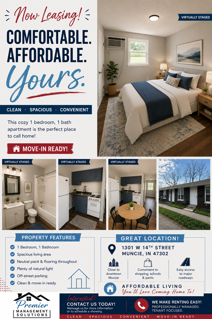 Muncie Apartment: 1301 W 14th St