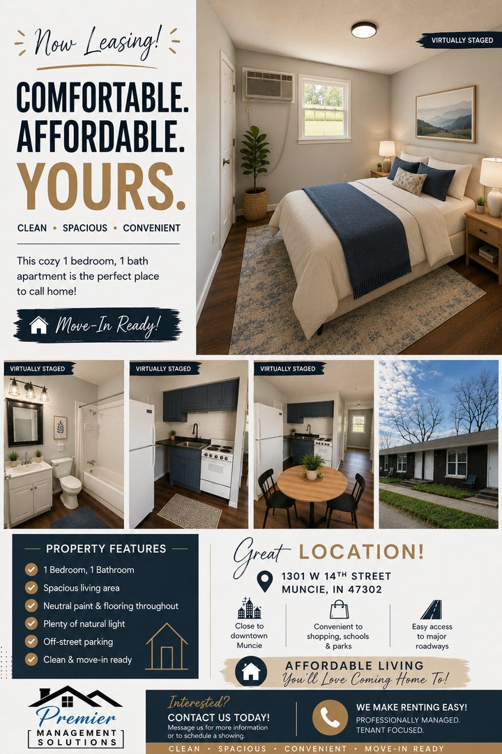 Muncie Apartment: 1301 W 14th St