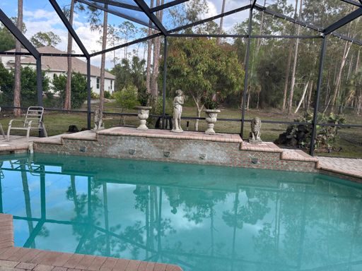 NO HOA – Move-In Ready Tomorrow | 3 bedroom\2 bath Private Heated Pool Home on 1.5 Acres in Oakes Estates FURNISHED SEASONAL or ANNUAL rental ** Golden Gate Estates Oakes Estates ** – photo 1