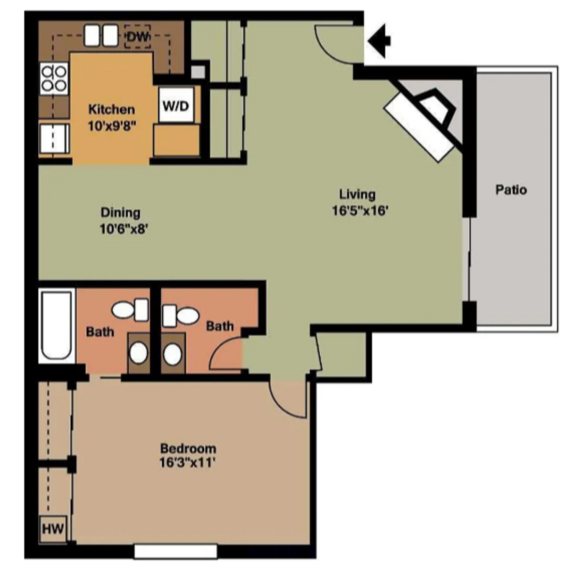Wheaton Apartment: 2019 North Main Street