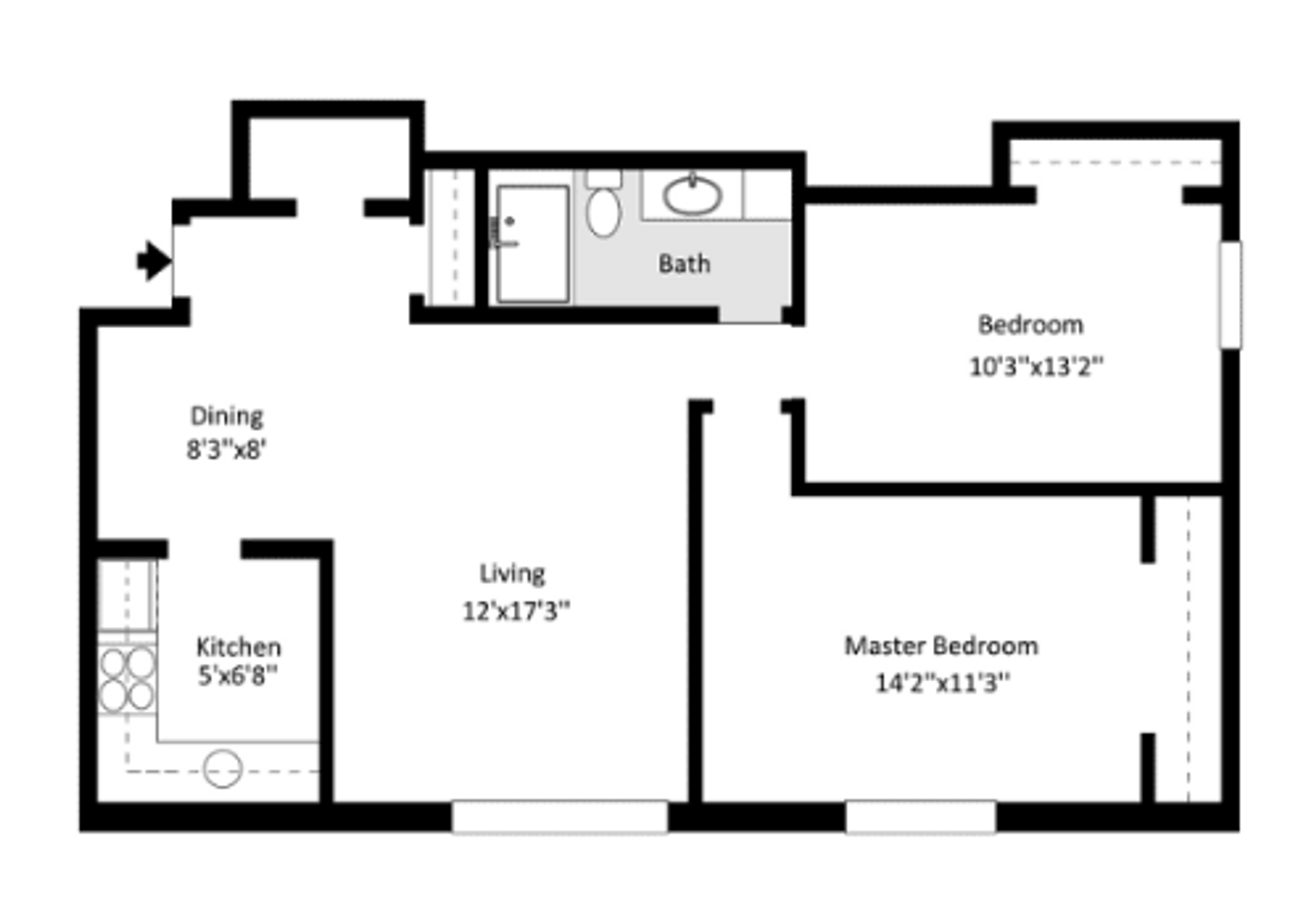 LaGrange Apartment: 906 Joliet Road