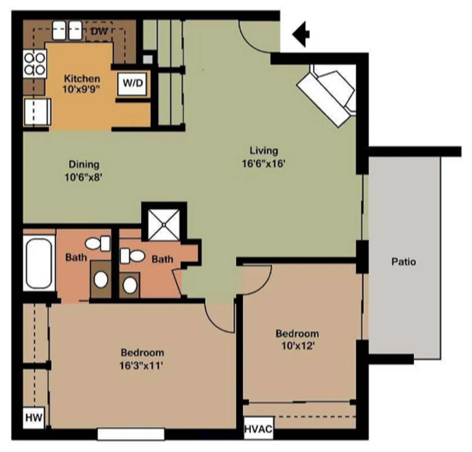 Wheaton Apartment: 2019 North Main Street