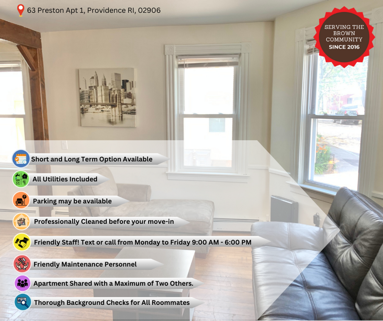 Providence Apartment: 63 Preston St
