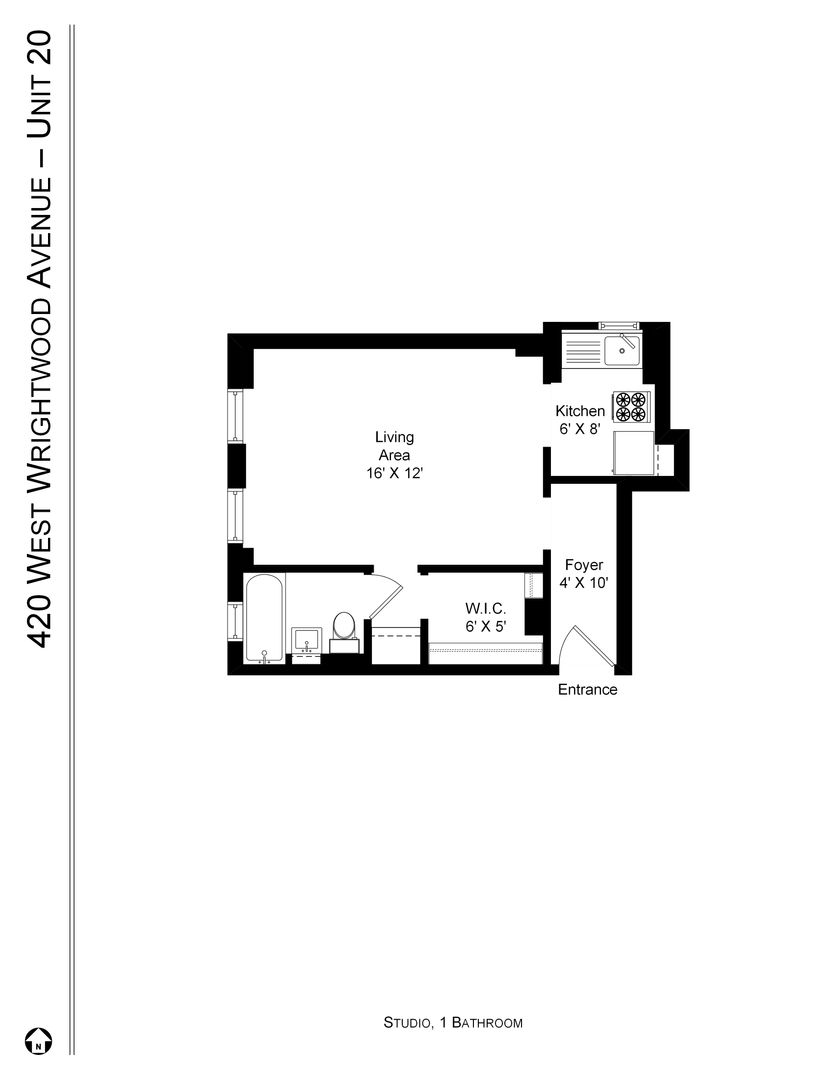 Chicago Apartment: 420 W. Wrightwood Ave