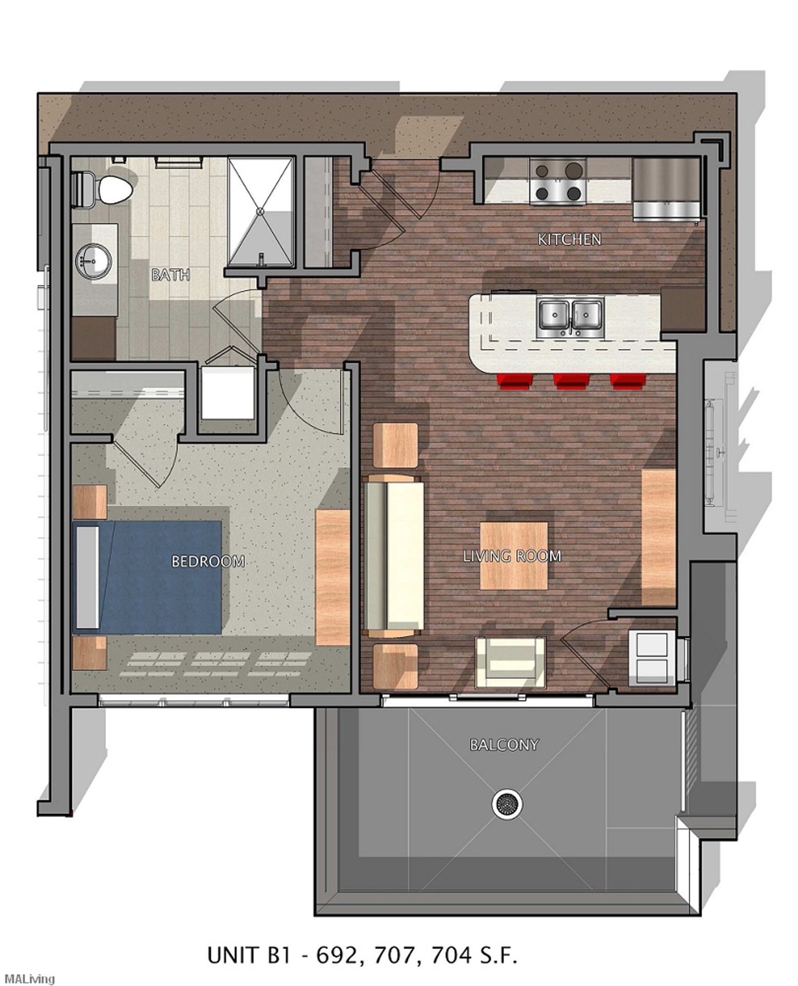 Middleton Apartment: 7710 Terrace Avenue